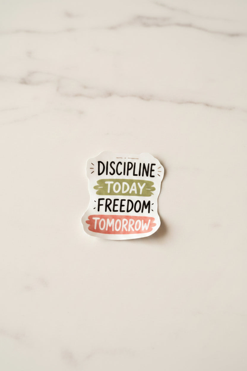 Discipline Today Freedom Tomorrow