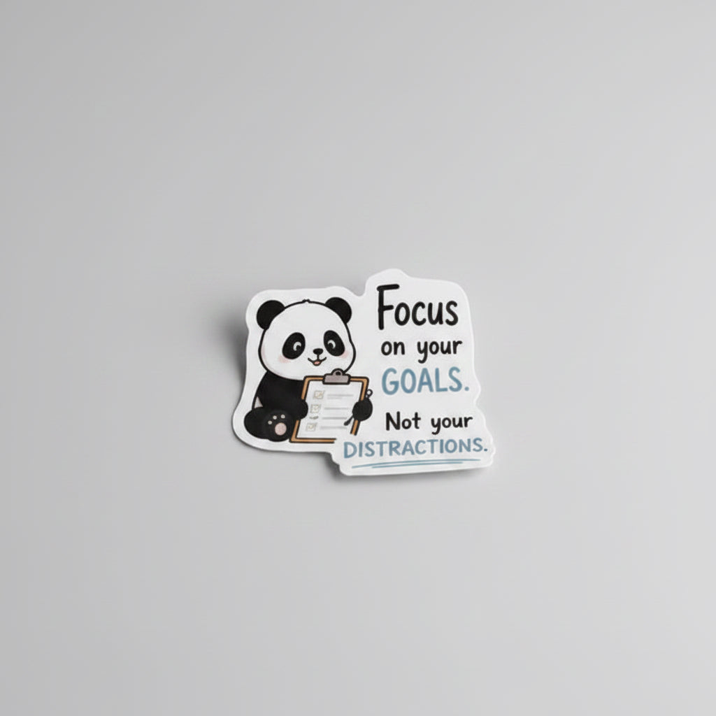 Focus on your Goals Panda