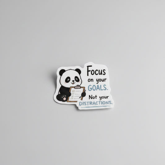 Focus on your Goals Panda